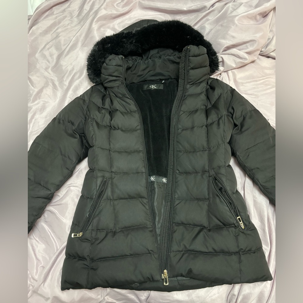 Calvin Klein Fur Parka